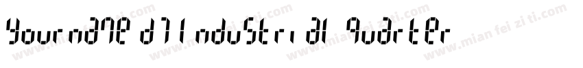 Yourname D7 Industrial Quarter字体转换